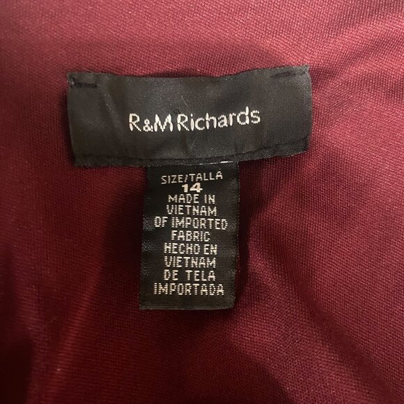 Burgundy Cold‎ Shoulder Jumpsuit W/ Rhinestone Straps Size M - Picture 10 of 13